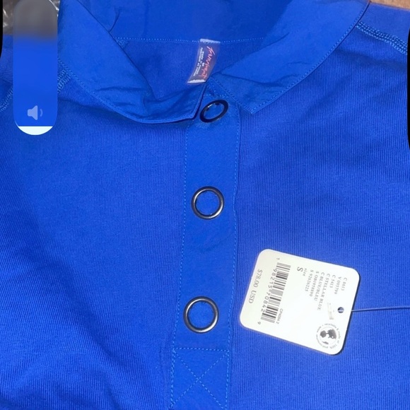NWT FP Movement Post Up Rugby Layer Long Sleeve Top in Stellar Blue - Picture 6 of 8